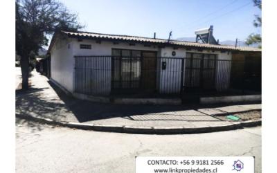 SAN FELIPE, CASA ESQUINA UBICADA EN POBLACIÓN SAN FELIPE; VALOR VENTA: $51.000.000